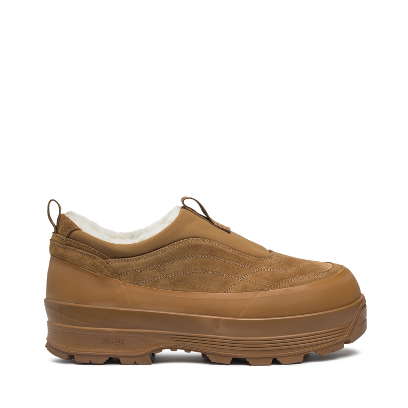 Badia Basso Shearling Cognac Suede M